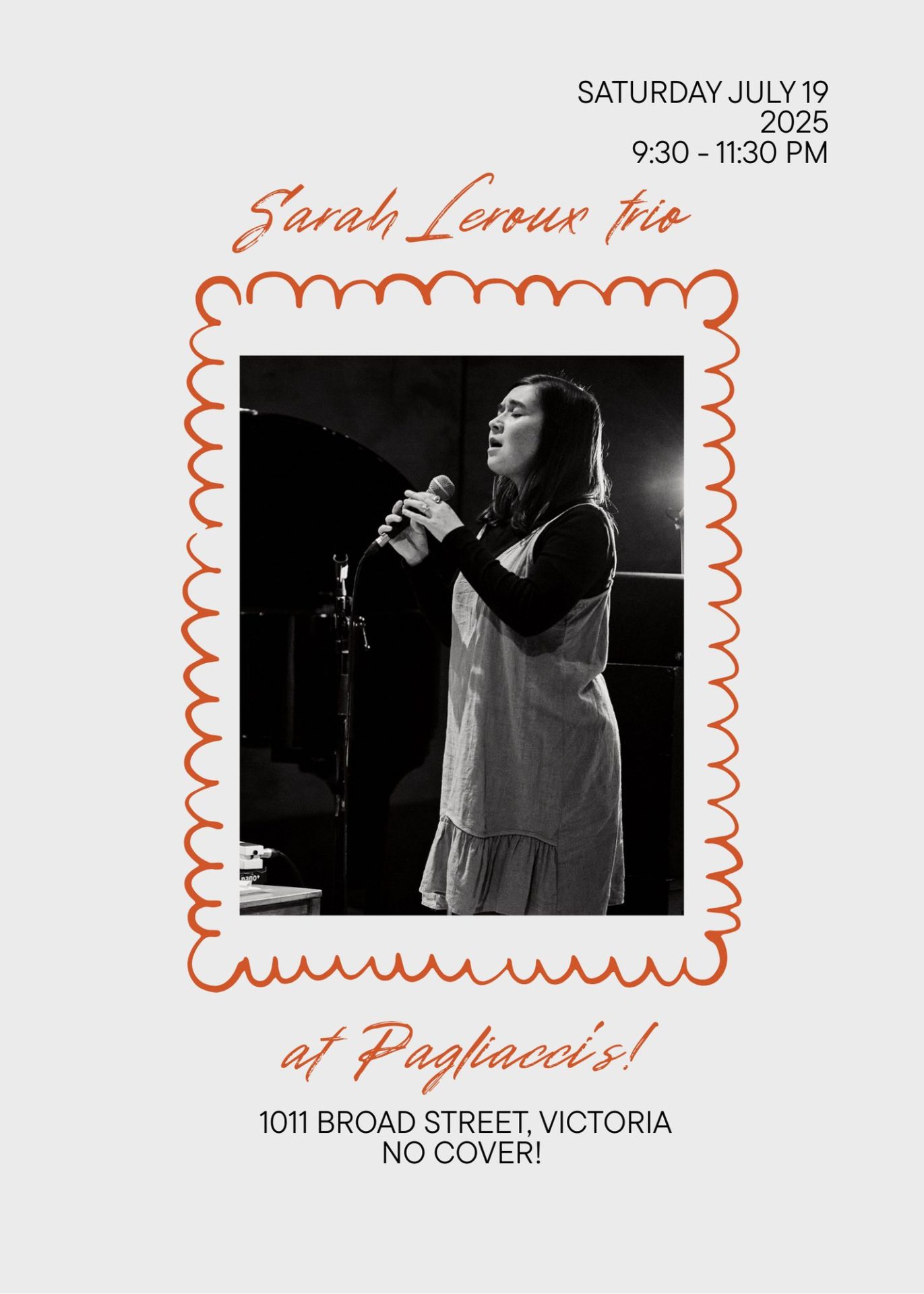 the Sarah Leroux Trio